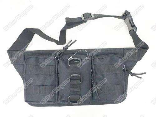 Tacitcal Sniper Waist Pack Survive Bag - SWAT Black