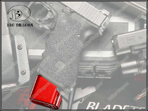 Tactical Mag Foot For 9mm 40sw Glock Pistol Mag - Base Pad for Glock - Blue