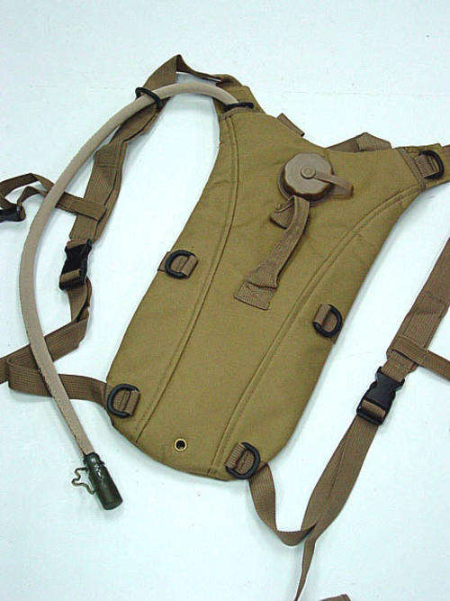 Hydration Water Backpack System Bag w/ 3L Reservoir Coyote Tan