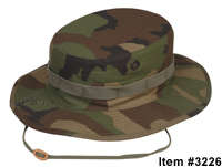US Navy SEAL Special Froce Woodland Camo Boonie hat