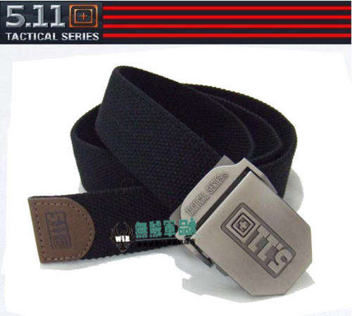 511 TACTICAL STYLE METAL BUCKLE DUTY BELT - SWAT BLACK