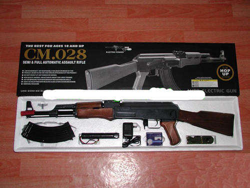 CYMA AK-47 full stock  Electric Airsoft Rifle (METAL!! ) 430FPS!!