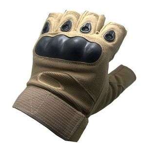 O STYLE DESERT TAN ASSAULT HALF FINGER GLOVES FOR US SPECIAL FORCE