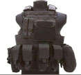 US Force Recon Marine MOD MOLLE Vest - SWAT BLACK