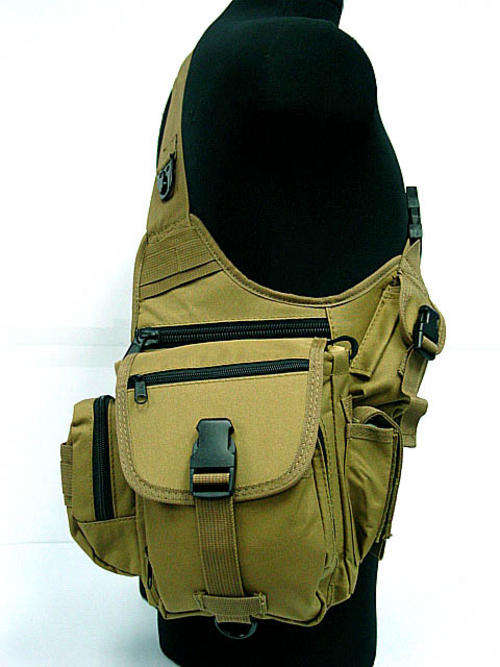 Universal Utility Shoulder Bag  ---  US Marine Coyote Tan