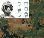 US Marine Marpat Digital Woodland  -- MULTI WARP Headband Neck Gator Beanie Hat Balaclava Skull Cap