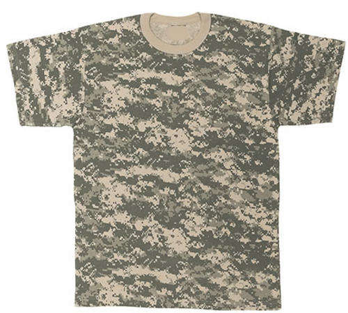Camo Shirts  -- US Army Digital Camo ACU Marpat  Size Large