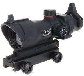 ACOG Type 1x30 Red/Green Dot Sight Scope w/QD Mount -- BLACK COLOUR