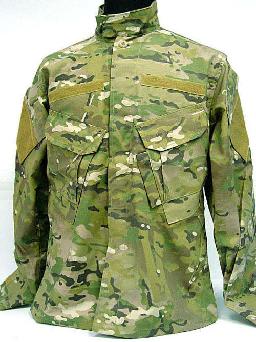 New US Amry Special Froce Battle Dress Uniform Camo Multicam Jacket ----- Size Small