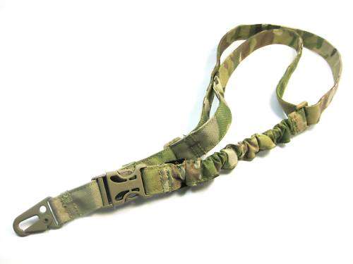 Tactical Elastic Bungee CQB Single Point Rifle Sling - Multicam Colour