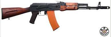 APS  Hong Kong Full-Metal & Real Wood AK-74N Electric Blow Back Rifle AEG