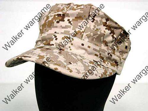 US Marine Digital Desert Marpat Camo  --  GARRISON Style Patrol Cap