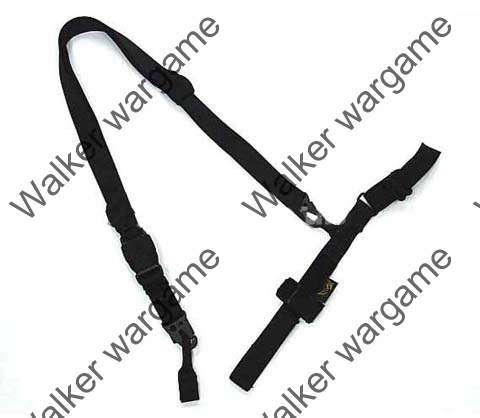 Flyye Tactical Three Point Sling 3-Point Rifle Sling (Top Quality) - Black
