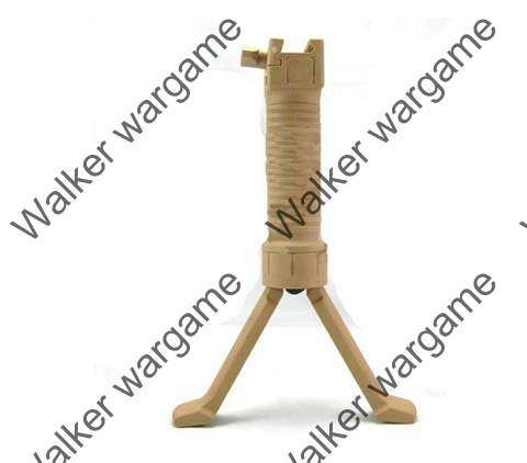 Picattinny Tactical Foregrip Bipod Gripod - Scar Rifle bipod Gripod --- Desert Tan