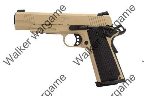 Army Full Metal Green Gas BlowBack Tactical 1911 Desert Pistol (Real Gun Size and Weight)