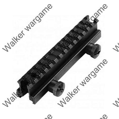 Picattinny 20mm Rail Tactical Elevated Scope Mount With Weaver Base