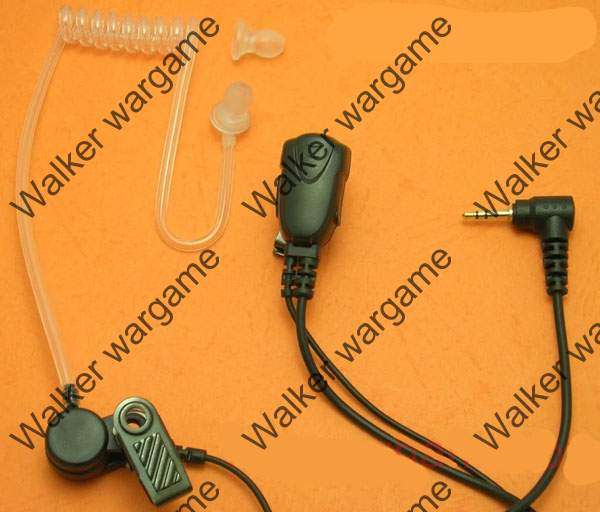 Covert tube Earpiece for Motorola talkabout 1 Pin radio