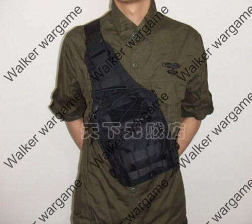 Utility Gear Shoulder chest  Sling Bag  ----  SWAT BLACK