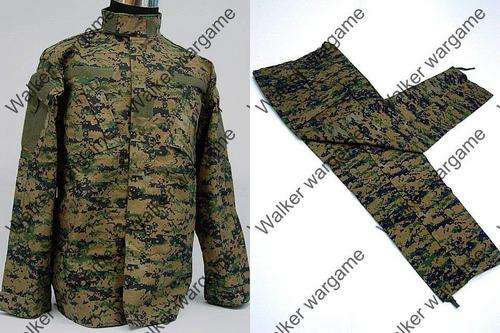 US MARINE Digital Woodland Camo USMC Marpat --- Size X-Large