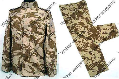 British Army Desert DPM Camo BDU Uniform Set --- Size Small