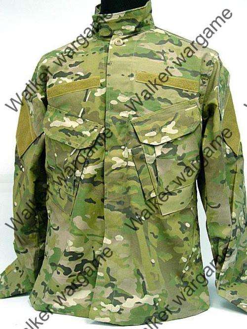 New US Amry Special Froce Battle Dress Uniform Camo Multicam Jacket ----- Size X-Large