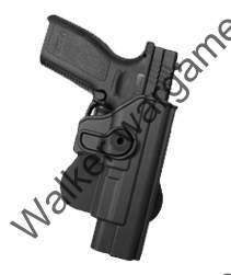 IPSC Style Colt .45 1911 RH Pistol Paddle Quick release Holster - Black
