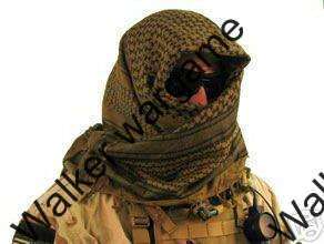 Special Force Favorite Tactical Shemagh - Coyote Brown / Black Light Version