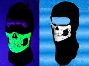 Reflective GHOST SKULL Balaclava Hood Protector - Quick Dry Fabric