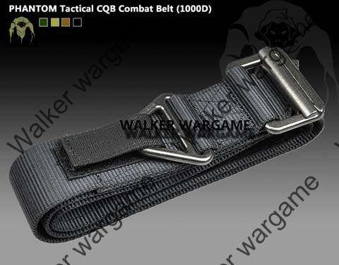 1000D Nylon Tactical Heavy Duty Belt With CQB/Emergency Rescue Rigger - SWAT Black