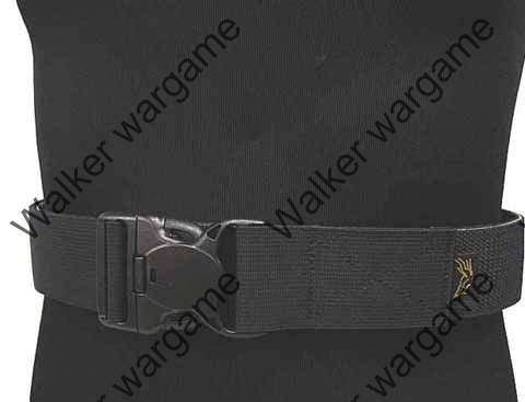 Flyye Top Quality Security Buckle Duty Belt (Webbing Belt) - SWAT Black