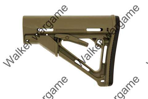 Airsoft Gun Tactical PTS CTR Carbine Stock with Butt Pad - Desert Tan