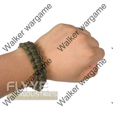 FLYYE MIL SPEC Survival Bracelet Top Qulity Para Cord - Army OD Green
