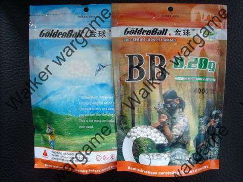 GoldenBall 0.20g  6mm Precision Airsoft Ball 4000 rounds High Quality BB