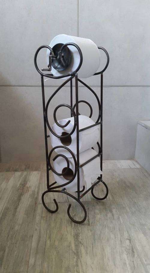 Iron Toilet Roll Holder