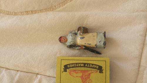 miniature lead cast  antique figurine