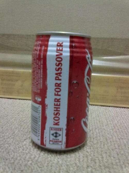 Coca Cola Kosher for Passover Can