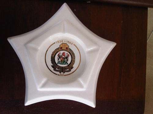 1984 - S.A.R. POLICE ASH TRAY - 50 th ANNEVERSARY