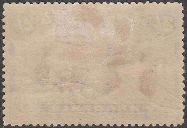 RHODESIA 1910 DOUBLE HEADS 2/- BLACK AND ULTRAMARINE MOUNTED MINT. SACC 153 C/V R2500