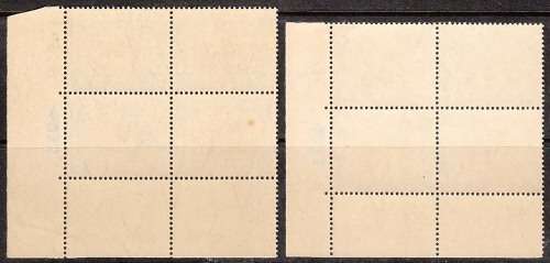 SOUTH AFRICA 1947 SCREENED PICTORIALS 1s X TWO DIFFERENT SHADES IN CONTROL 6926 6953 BLOCKS MNH