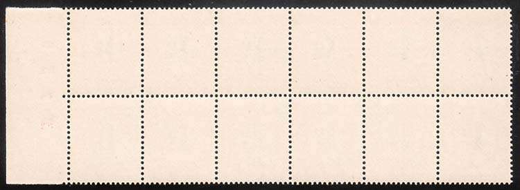 UNION 1948 POSTAGE DUES 1d UNHYPHENATED SHEET NUMBER BLOCK OF 12 VERY FINE MNH SACC 34 R4800