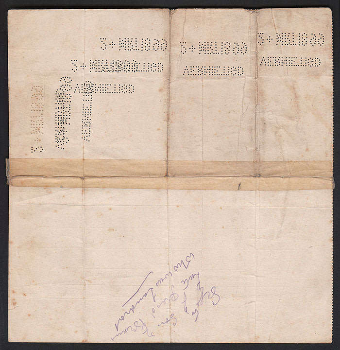 ORANGE FREE STATE 1899 LICENCE WITH A TOTAL OF £7.10s IN REVENUE STAMPS. SIGNED BY LANDROST BRAND