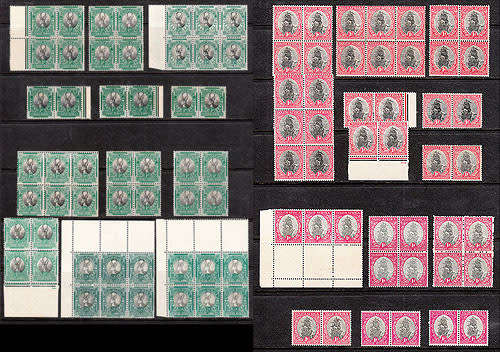 SOUTH AFRICA 1926-47 PICTORIALS ½d AND 1d ISSUES SELECTION OF PAIRS AND BLOCKS MOSTLY FINE LMM/MNH