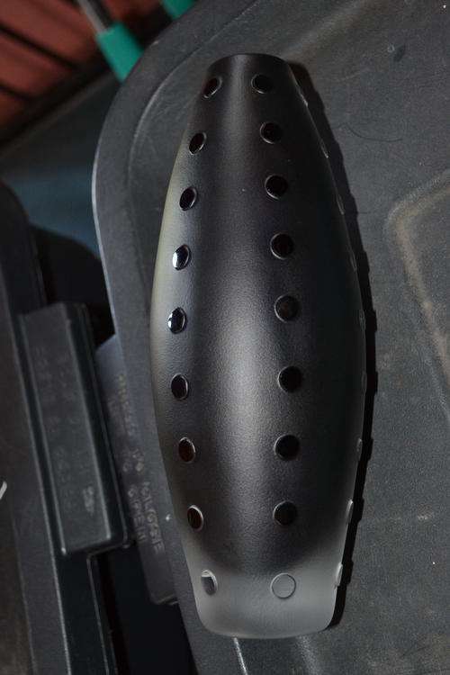 FABULOUS RETRO ORREFORS GLASS VASE IN BLACK