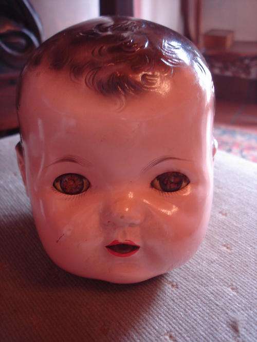 VINTAGE COMPOSITION DOLLS HEAD