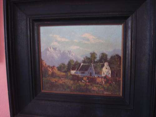 ORIGINAL OIL ON CANVAS PAINTING BY J DE LEEUW