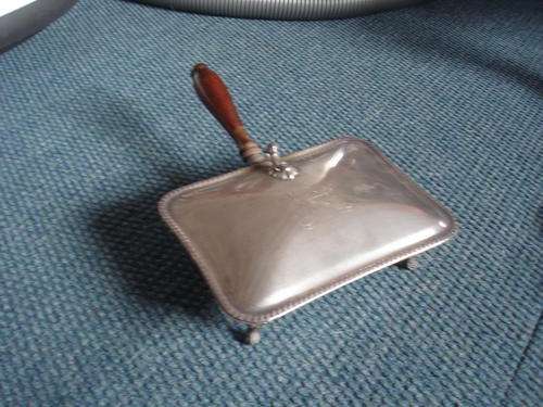 VINTAGE SILVER PLATED MUFFIN WARMER B. ROGERS SILVER CO