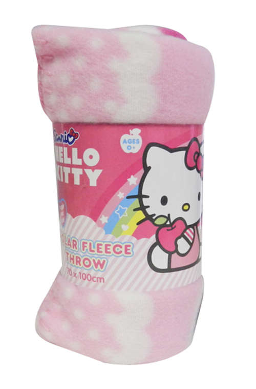 ** Original Licensed Product ** Hello Kitty Polar Fleece Throw