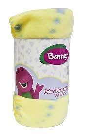** Original Licensed Product ** Barney Polar Fleece Throw