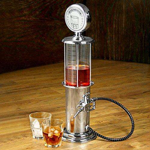Cool New Bar Butler Gas Pump Liquor Dispenser retro chrome-plated