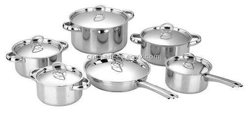 ****HIGH QUALITY**** 12 pc Stainless Steel Cookware Set